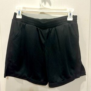 Black Girl’s Champion running shorts